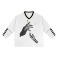 "Pass That" Unisex Striped Soccer Jersey