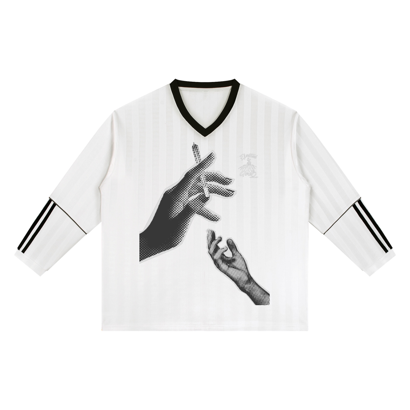 "Pass That" Unisex Striped Soccer Jersey