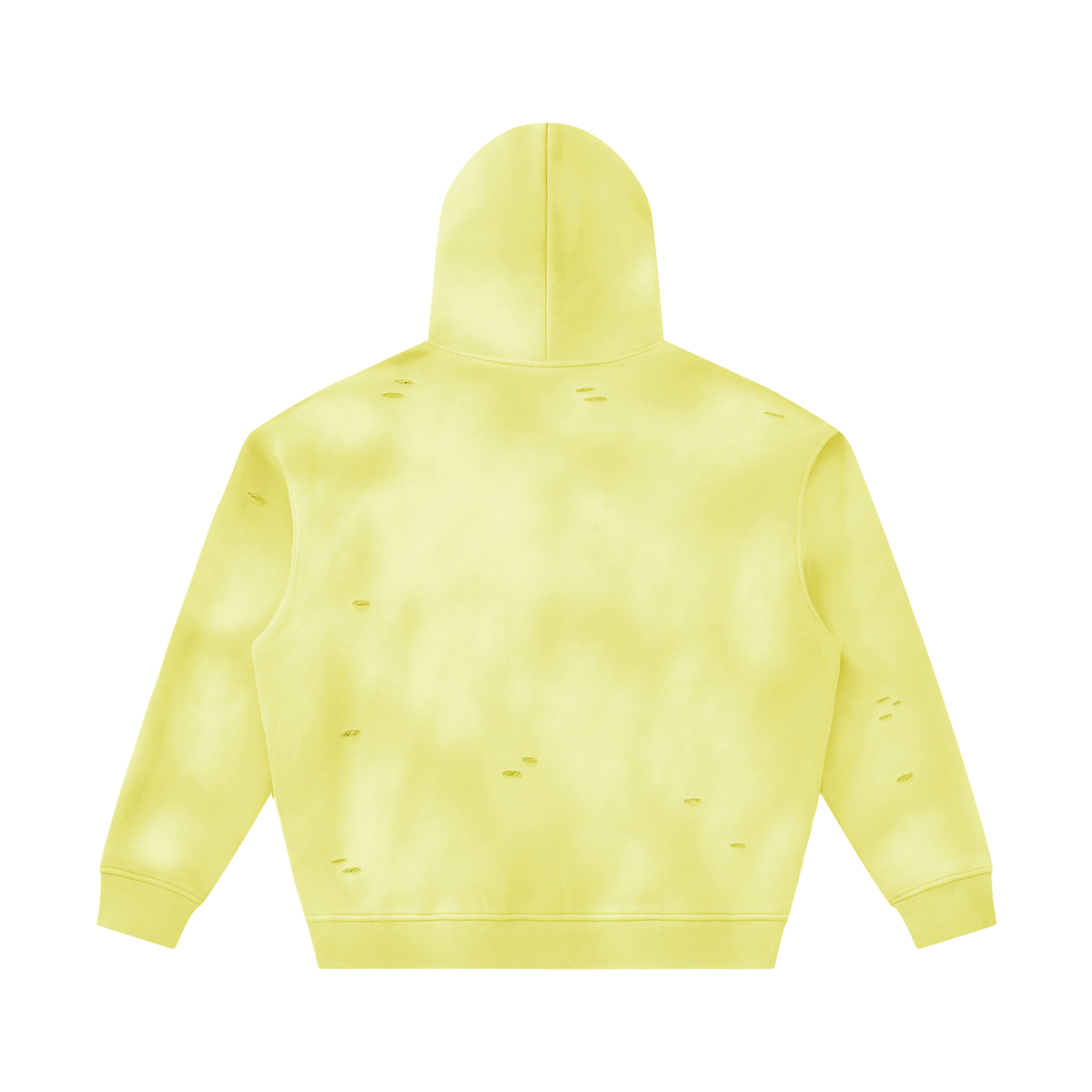 "EAA" Unisex Sunfade Frayed Fleece Hoodie