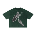 "Pass It Forward!" Unisex Mineral Wash Boxy T-Shirt