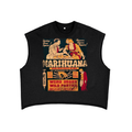 "Vintage Reefer" French Terry Boxy Tank Top