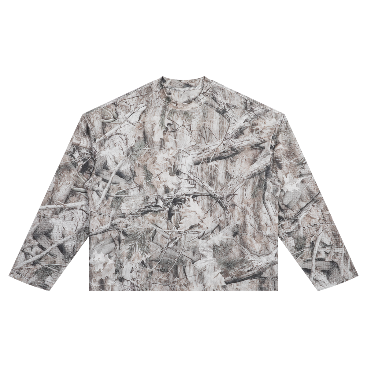 "Live Learn Grow" Unisex Tree Camo Waffle T-Shirt