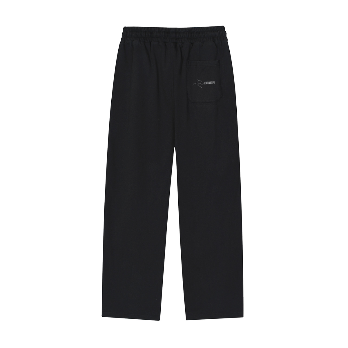 "EAA" Reflection Striped Straight-Leg Sweatpants