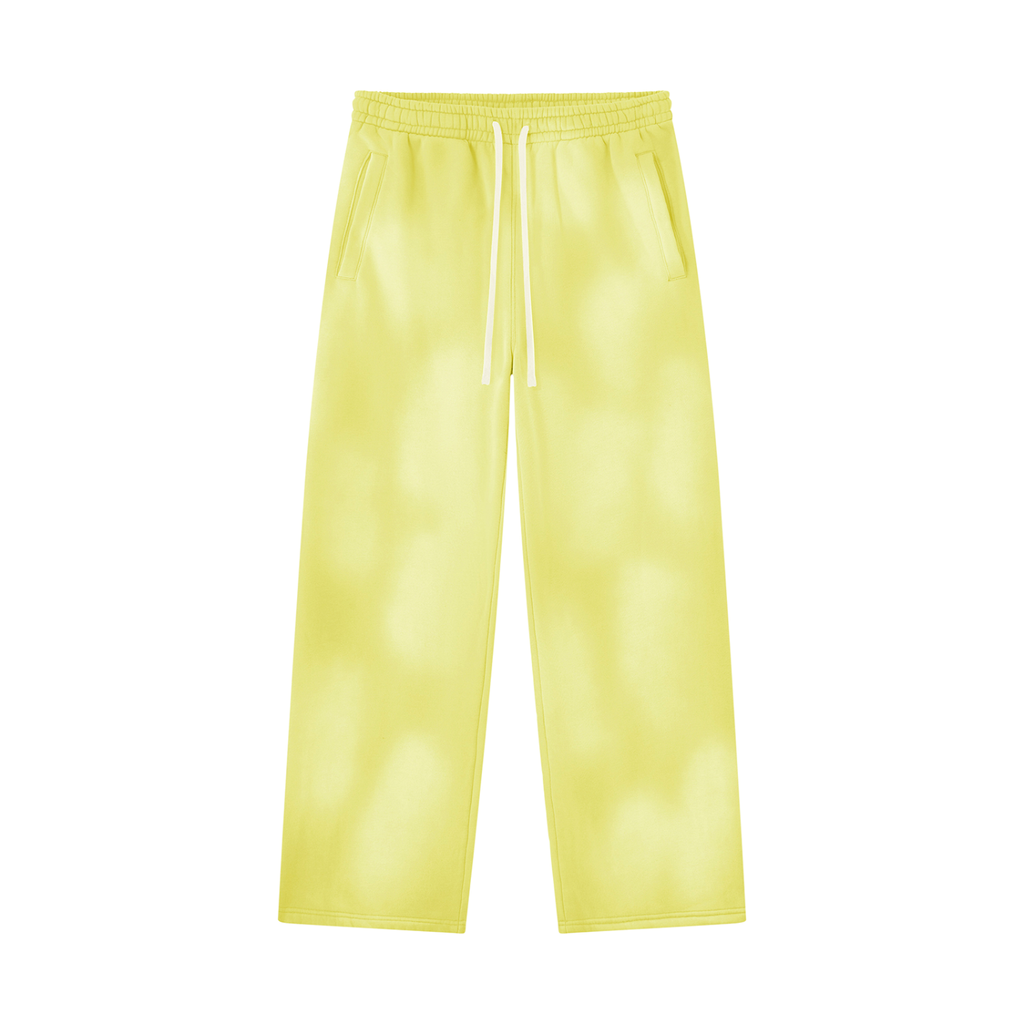 "EAA" Unisex Sunfade Wide Leg Fleece Sweatpants