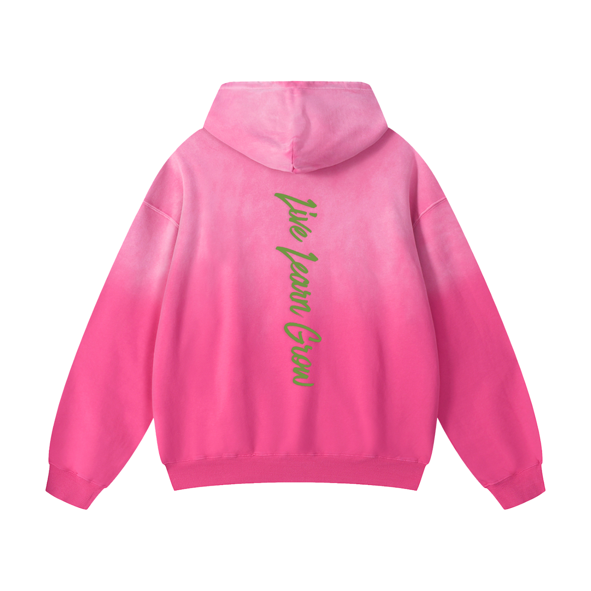 "logo" Heavyweight Sunfade Oversized Hoodie