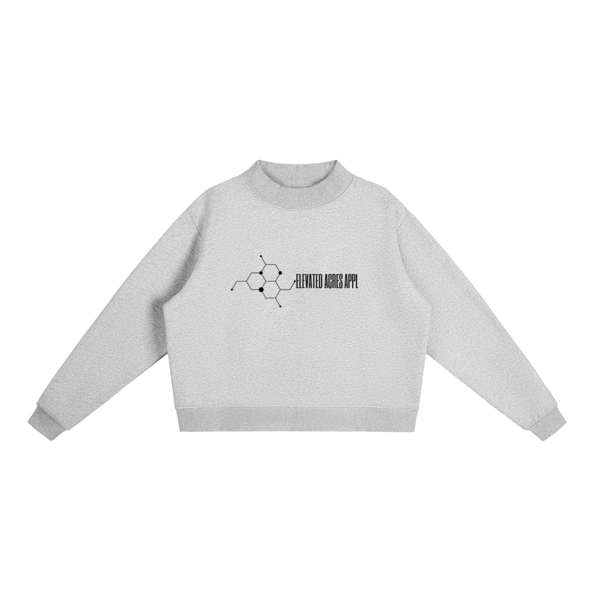 "EAA" Essential Fleece Mock-Neck Crew Sweatshirt
